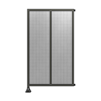 DOUBLE PANEL-LEG ON LEFT, HINGE ON RIGHT 2135MM X 1200MM  1&quot; MESH, AS A KIT