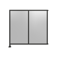 DOUBLE PANEL-LEG ON LEFT, HINGE ON RIGHT 2135MM X  2200MM  1/4&quot; POLYCARBONATE, AS A KIT