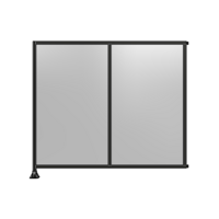 DOUBLE PANEL-LEG ON LEFT, HINGE ON RIGHT 2135MM X 2400MM  1/4&quot; POLYCARBONATE, AS A KIT