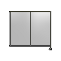 DOUBLE PANEL-LEG ON RIGHT, HINGE ON LEFT 1700MM X 1800MM  1/4&quot; POLYCARBONATE, AS A KIT