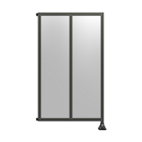 DOUBLE PANEL-LEG ON RIGHT, HINGE ON LEFT 2135MM X 1200MM  1/4&quot; POLYCARBONATE, AS A KIT