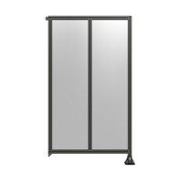 DOUBLE PANEL-LEG ON RIGHT, TIE PLATE AND ANGLE ON LEFT 2135MM X 1200MM  1/4&quot; POLYCARBONATE, AS A KIT