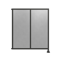 DOUBLE PANEL-LEG ON RIGHT, HINGE ON LEFT 2135MM X 1800MM  1&quot; MESH, AS A KIT