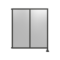DOUBLE PANEL-LEG ON RIGHT, HINGE ON LEFT 2135MM X 1800MM  1/4&quot; POLYCARBONATE, AS A KIT