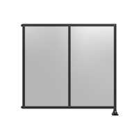 DOUBLE PANEL-LEG ON RIGHT, HINGE ON LEFT 2135MM X  2200MM  1/4&quot; POLYCARBONATE, AS A KIT