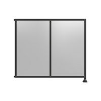 DOUBLE PANEL-LEG ON RIGHT, HINGE ON LEFT 2135MM X 2400MM  1/4&quot; POLYCARBONATE, AS A KIT
