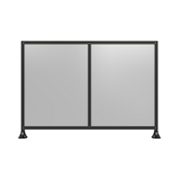 DOUBLE PANEL-LEG ON EACH SIDE  1700MM X 2400MM  1/4&quot; POLYCARBONATE, AS A KIT