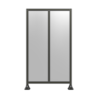 DOUBLE PANEL-LEG ON EACH SIDE  2135MM X 1200MM  1/4&quot; POLYCARBONATE, AS A KIT