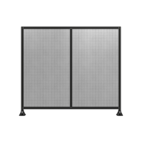 DOUBLE PANEL-LEG ON EACH SIDE  2135MM X 2400MM  1&quot; MESH, FULLY ASSEMBLED