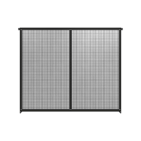 DOUBLE PANEL-NO LEGS, TIE PLATE AND ANGLE CONNECTORS 2135MM X 2400MM  1&quot; MESH, AS A KIT