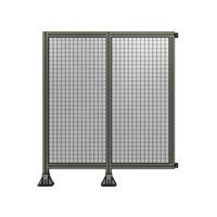 DOUBLE PANEL-LEGS ON LEFT AND CENTER WITH HINGES 1400MM X 1200MM  1&quot; MESH, AS A KIT