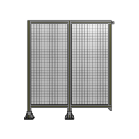 DOUBLE PANEL-LEGS ON LEFT AND CENTER, TIE PLATE ON RIGHT 1400MM X 1200MM  1&quot; MESH, AS A KIT