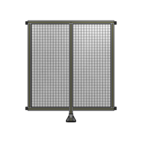 DOUBLE PANEL-LEG IN CENTER AND HINGE CONNECTORS 1400MM X 1200MM  1&quot; MESH, AS A KIT