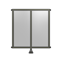 DOUBLE PANEL-LEG IN CENTER AND HINGE CONNECTORS 1400MM X 1200MM  1/4&quot; POLYCARBONATE, AS A KIT