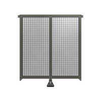 DOUBLE PANEL-LEG IN CENTER AND TIE PLATE CONNECTORS 1400MM X 1200MM  1&quot; MESH, AS A KIT