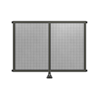 DOUBLE PANEL-LEG IN CENTER AND HINGE CONNECTORS 1400MM X 1800MM  1&quot; MESH, AS A KIT