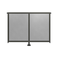DOUBLE PANEL-LEG IN CENTER AND TIE PLATE CONNECTORS 1400MM X 1800MM  1&quot; MESH, AS A KIT