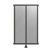 DOUBLE PANEL-LEG IN CENTER AND HINGE CONNECTORS 2135MM X 1200MM  1&quot; MESH, FULLY ASSEMBLED