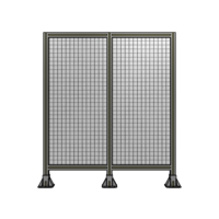 DOUBLE PANEL-3 LEGS  1400MM X 1200MM  1&quot; MESH, FULLY ASSEMBLED