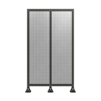 DOUBLE PANEL-3 LEGS  2135MM X 1200MM  1&quot; MESH, FULLY ASSEMBLED