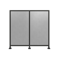 DOUBLE PANEL-3 LEGS  2135MM X 2200MM  1&quot; MESH, FULLY ASSEMBLED