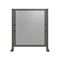 SINGLE REMOVABLE PANEL WITH LEGS 1400MM X 1200MM 1&quot; MESH, FULLY ASSEMBLED