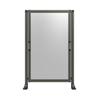 SINGLE REMOVABLE PANEL WITH LEGS 1700MM X 1050MM 1/4&quot; POLYCARBONATE, FULLY ASSEMBLED