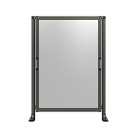 SINGLE REMOVABLE PANEL WITH LEGS 1700MM X 1200MM 1/4&quot; POLYCARBONATE, FULLY ASSEMBLED