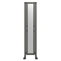 SINGLE REMOVABLE PANEL WITH LEGS 2135MM X 450MM 1/4&quot; POLYCARBONATE, FULLY ASSEMBLED