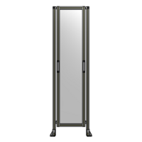 SINGLE REMOVABLE PANEL WITH LEGS 2135MM X 600MM 1/4&quot; POLYCARBONATE, FULLY ASSEMBLED