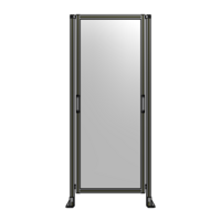 SINGLE REMOVABLE PANEL WITH LEGS 2135MM X 900MM 1/4&quot; POLYCARBONATE, FULLY ASSEMBLED