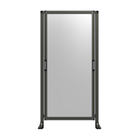 SINGLE REMOVABLE PANEL WITH LEGS 2135MM X 1050MM 1/4&quot; POLYCARBONATEONATE, AS A KIT