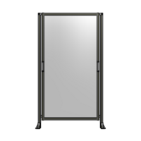 SINGLE REMOVABLE PANEL WITH LEGS 2135MM X 1200MM 1/4&quot; POLYCARBONATEONATE, AS A KIT