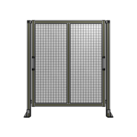 DOUBLE REMOVABLE PANEL WITH LEGS  1400MM X 1200MM 1&quot; MESH, FULLY ASSEMBLED
