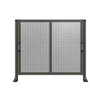 DOUBLE REMOVABLE PANEL WITH LEGS  1400MM X 1600MM 1&quot; MESH, FULLY ASSEMBLED