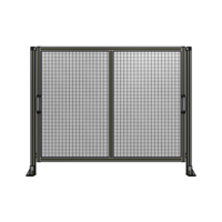 DOUBLE REMOVABLE PANEL WITH LEGS  1400MM X 1750MM 1&quot; MESH, FULLY ASSEMBLED