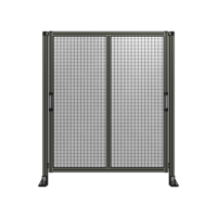 DOUBLE REMOVABLE PANEL WITH LEGS  1700MM X 1450MM 1&quot; MESH, FULLY ASSEMBLED