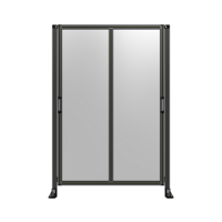 DOUBLE REMOVABLE PANEL WITH LEGS  2135MM X 1450MM 1/4&quot; POLYCARBONATE, FULLY ASSEMBLED