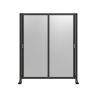 DOUBLE REMOVABLE PANEL WITH LEGS  2135MM X 1750MM 1/4&quot; POLYCARBONATE, FULLY ASSEMBLED