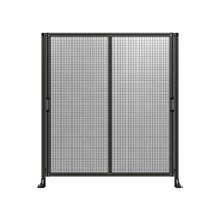 DOUBLE REMOVABLE PANEL WITH LEGS  2135MM X 1900MM 1&quot; MESH, FULLY ASSEMBLED