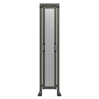 SINGLE REMOVABLE PANEL WITH LEGS AND A HEADER  2135MM X 450MM 1&quot; MESH, FULLY ASSEMBLED