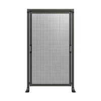SINGLE REMOVABLE PANEL WITH LEGS AND A HEADER  2135MM X 1200MM 1&quot; MESH, FULLY ASSEMBLED