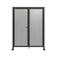 SINGLE PANEL, DOUBLE DOOR WITH HEADER-HANDLE ON LEFT 2135MM X 1600MM  1&quot; MESH, AS A KIT