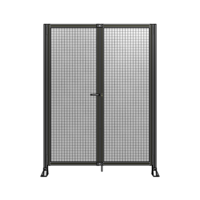SINGLE PANEL, DOUBLE DOOR-FRAME W/O HEADER-HANDLE ON LEFT 2135MM X 1600MM  1&quot; MESH, ASSEMBLED