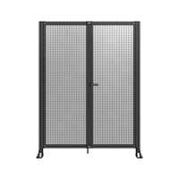 SINGLE PANEL, DOUBLE DOOR-FRAME W/O HEADER-HANDLE ON RIGHT 2135MM X 1600MM  1&quot; MESH, ASSEMBLED