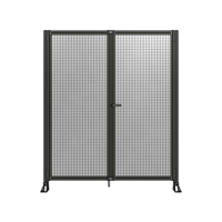 SINGLE PANEL, DOUBLE DOOR-FRAME W/O HEADER-HANDLE ON RIGHT 2135MM X 1800MM  1&quot; MESH, ASSEMBLED
