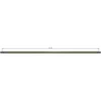 L1-2155-YTA 2155MM LONG HALF STRAP, MOUNTS VERTICALLY ON 2400MM TALL GUARD SECTIONS