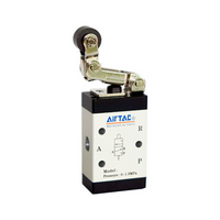 M5L21008T AIRTAC MANUAL VALVES, M5 SERIES ROLLER WITH FREE RETURN<BR>4 WAY 2 POSITION - 5 PORT, 1/4" NPT PORTS